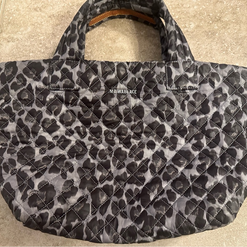 MZ Wallace Small Metro Tote Magnet Leopard